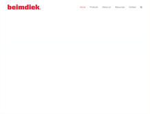 Tablet Screenshot of beimdiek.com